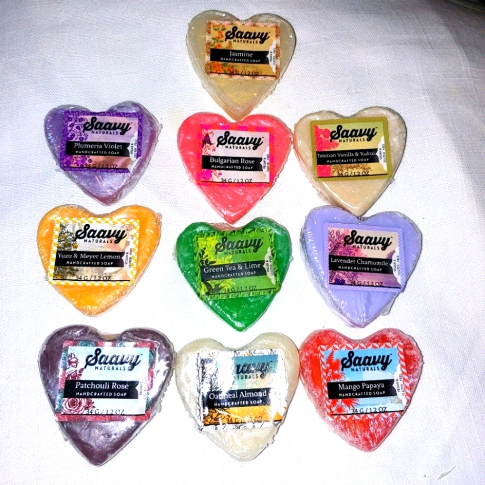 Saavy naturals soap sampler set